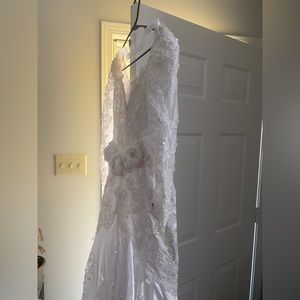 Vintage Morie Lee mermaid wedding dress